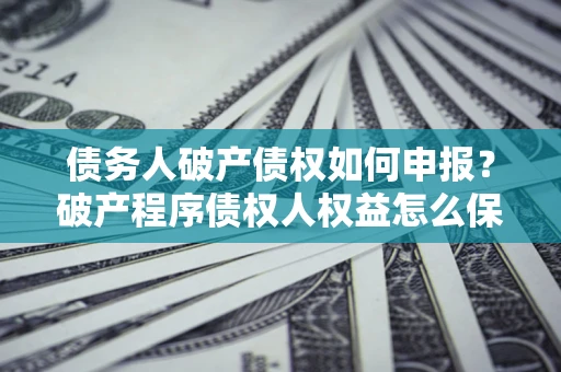 济南债务人破产债权如何申报？破产程序债权人权益怎么保障？