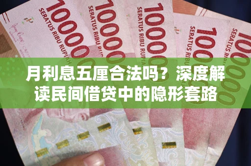济南月利息五厘合法吗？深度解读民间借贷中的隐形套路