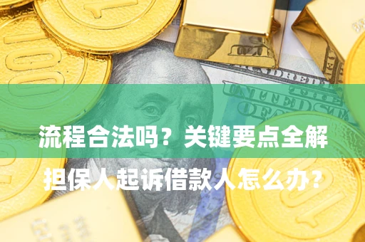 济南

担保人起诉借款人怎么办？流程合法吗？关键要点全解析