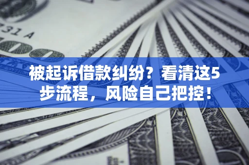 济南被起诉借款纠纷？看清这5步流程，风险自己把控！
