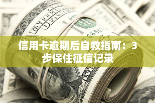 济南信用卡逾期后自救指南：3步保住征信记录
